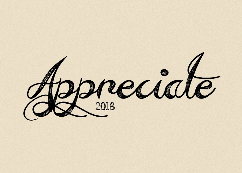 the word appreciation