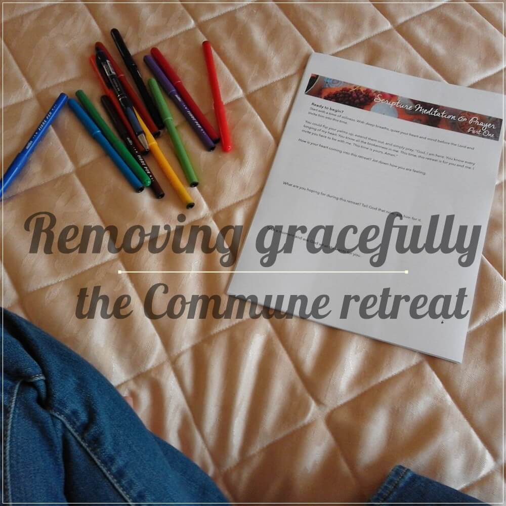 Removing gracefully – the Commune retreat.
