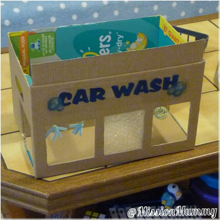Nappy box to Car wash 1