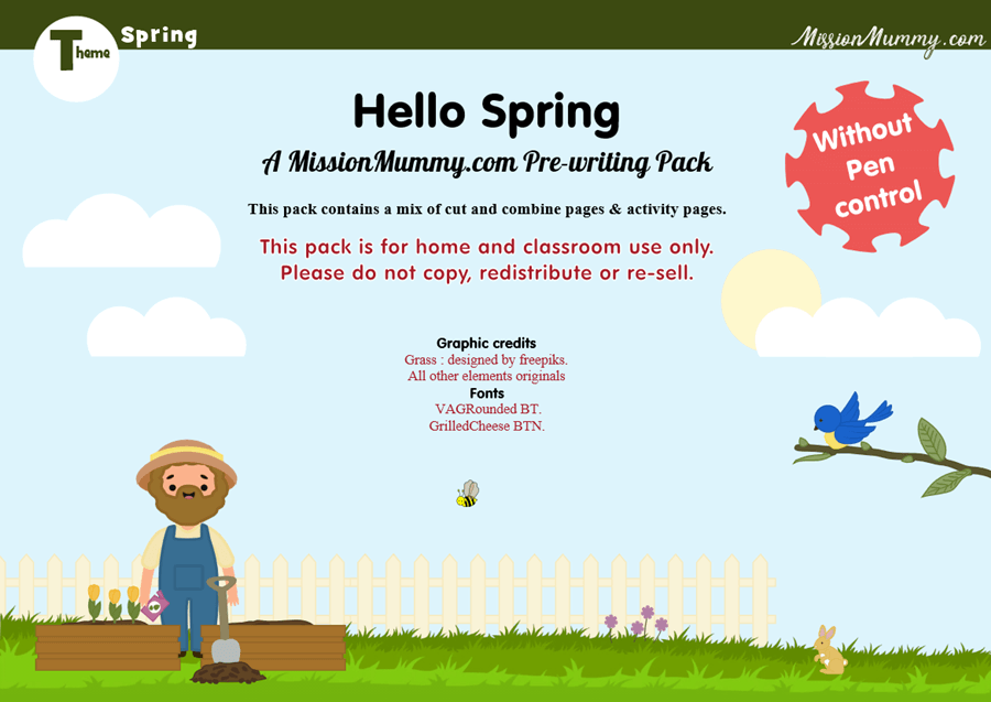 Preschool Spring Pack